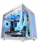 Mars Gaming MC-NOVAM Minitorre - Doble Cristal Templado - Hasta 7 Ventiladores - USB-C - Compatible MicroATX/Mini-ITX - Color Bl