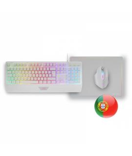 Mars Gaming MCP124 Combo Gaming 3en1 - Teclado H-Mech RGB - Raton RGB Switches HUANO - Alfombrilla Nanotextil Rainbow - Compatib