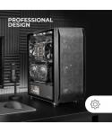 Mars Gaming MC-PRO2 Torre PC - 5 Ventiladores Ultra-Silenciosos - Soporte Refrigeracion Liquida - Ventana Cristal Templado - Col