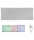 Mars Gaming MCPX Combo Gaming Premium - Teclado H-MECH - Raton 10K DPI - Alfombrilla XXL - Iluminacion FRGB - Multiplataforma - 