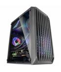 Mars Gaming MC-S2 Caja Compacta Gaming - Ventiladores FRGB - Flujo de Aire Optimo - Ventana Lateral Completa - Compatible Micro-