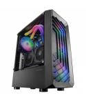 Mars Gaming MC-TOR Torre Gaming - Frontal MESH - Ventilacion FRGB - Soporte Placas ATX/microATX/mini-ITX - USB 3.0 - Almacenamie