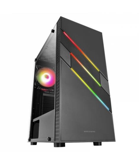 Mars Gaming MC-U3 Caja Full ARGB - Iluminacion ARGB Frontal - Ventana Cristal Templado - Soporta 6 Ventiladores - Compatible ATX