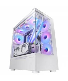 Mars Gaming MC-ULT Caja Gaming CUSTOM - Cristal Templado Panoramico - Soporte E-ATX - Capacidad para 9 Ventiladores - Camara Dua