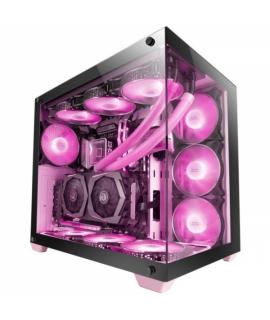 Mars Gaming MCV4 Torre Gaming Custom Premium - Cristal Templado Sin Marco - Estructura Modular Doble Camara - Soporte E-ATX - Pe