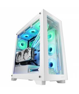 Mars Gaming MC-XP Torre Gaming - Doble Cristal Templado - Capacidad XXL E-ATX - Refrigeracion Avanzada 10 Ventiladores - Instala