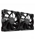 Mars Gaming MFPROX2W Ventiladores Profesionales - Ultra Silenciosos - Rodamientos FDB - Conectividad 3PIN+4PIN - Kit de 2 Unidad