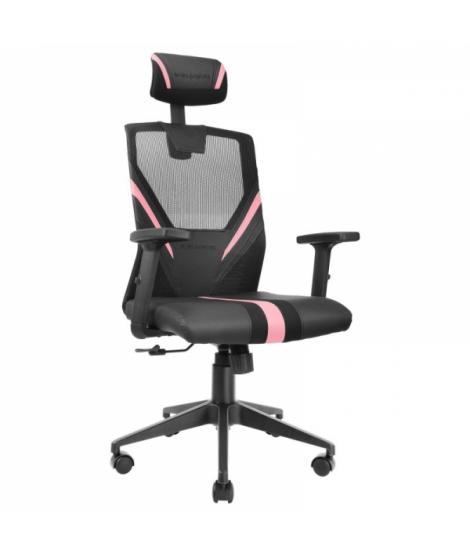 Mars Gaming MGC-ERGO Silla Gaming - Ergonomia Total - Soporte Lumbar y Cervical Ajustable - Reclinacion 90-160° - Base Reforzada