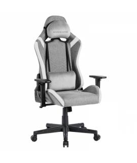 Mars Gaming MGC-PRO Silla Gaming - Fabric Transpirable - Cojines Soft-Touch - Reposabrazos 2D - Respaldo Reclinable - Estructura