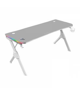 Mars Gaming MGD140RGB Mesa Gaming - Iluminacion 3D ARGB - Espacio Extragrande - Estructura de Acero - Alfombrilla Nanotextil - M