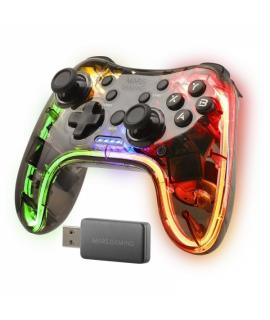 Mars Gaming MGP-24 Controlador Inalambrico - Conexion 2.4GPRO - Vibracion Haptica Dual - 20 Botones Tactiles - Compatibilidad Mu