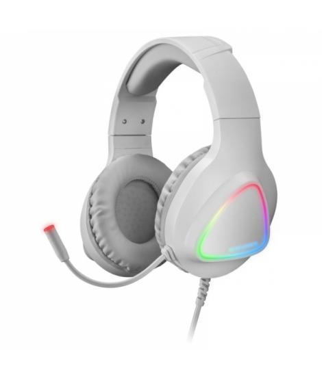 Mars Gaming MH122 Auriculares Gaming - Sonido Hi-Fi Ultra-Bass - Iluminacion FRGB - Cancelacion de Ruido Pasiva - Compatibilidad