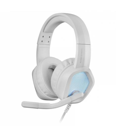 Mars Gaming MH320 Auriculares Gaming - Iluminacion RGB Flow - Drivers Ultra-BASS 3D - Microfono con Cancelacion de Ruido - Compa