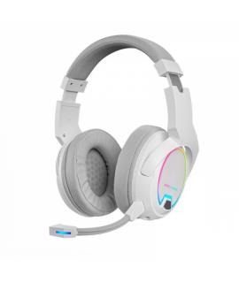 Mars Gaming MHW-100 Auriculares Inalambricos - Sonido Envolvente - Iluminacion ARGB - 40h de Bateria - Microfono ENC Extraible -