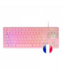 Mars Gaming MK023 Teclado Gaming - Tenkeyless - H-Mech RED - Iluminacion FRGB LED - Anti-Ghosting - Compatible con Windows, Linu