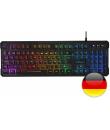 Mars Gaming MK218 Teclado Gaming - Retroiluminacion RGB 9 Efectos - Tecnologia H-MECH - Antighosting Completo - Compatible con W