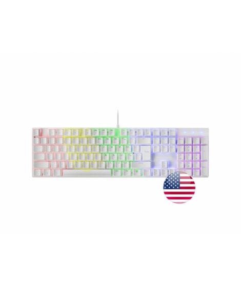 Mars Gaming MK422 Teclado Gaming - Switches Mecanicos Antipolvo - Teclas Imborables - Iluminacion RGB - Chip ARM - Compatibilida