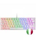 Mars Gaming MK60 Teclado Gaming Mecanico - Ultra-compacto 60% - Iluminacion RGB - Switches Antipolvo - Teclas Imborrables - Anti