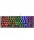 Mars Gaming MK80 Teclado Gaming Mecanico - TKL Compacto - Iluminacion RGB - Teclas Doble Inyeccion - Switches Antipolvo - Multip