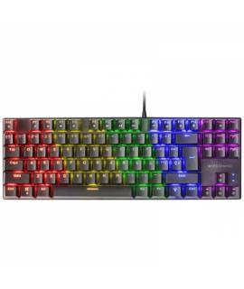 Mars Gaming MK80 Teclado Gaming Mecanico - TKL Compacto - Iluminacion RGB - Teclas Doble Inyeccion - Switches Antipolvo - Multip