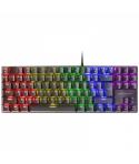 Mars Gaming MK80 Teclado Gaming Mecanico - TKL Compacto - Iluminacion RGB - Teclas Doble Inyeccion - Switches Antipolvo - Multip