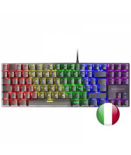 Mars Gaming MK80 Teclado Gaming Mecanico - TKL Compacto - Iluminacion RGB - Teclas Imborrables - Switches Antipolvo - Multiplata