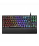 Mars Gaming MKXTKL Teclado Mecanico - Ultracompacto TKL - Switches OUTEMU SQ - Retroiluminacion RGB - Reposamuñecas Ergonomico E