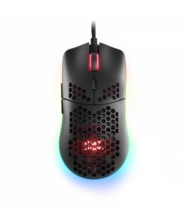 Mars Gaming MMAXP Raton Gaming - Sensor 12400 DPI - Iluminacion RGB Chroma - Switches HUANO - Cable Feather - Color Negro