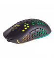 Mars Gaming MMW3 Raton Inalambrico Ultraligero - RGB Flow - Sensor Optico 3200 DPI - Switches HUANO - Conexion 2.4G - Bateria Re