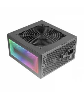 Mars Gaming MPB750S Fuente de Alimentacion ARGB 750W - Eficiencia 80PLUS BRONZE - Iluminacion ARGB Sincronizable - Cables Planos