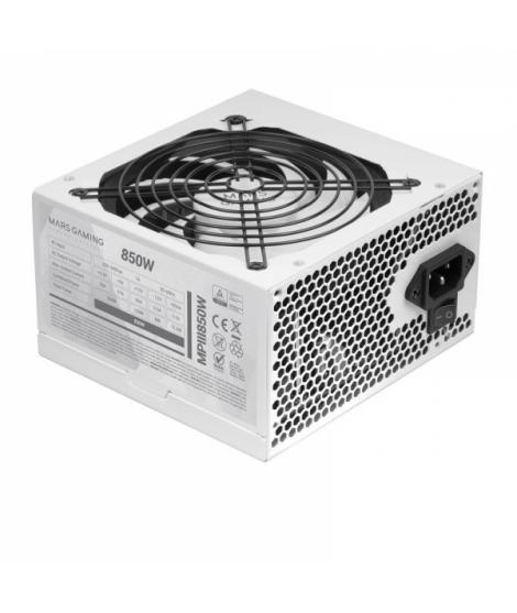 Mars Gaming MPIII850 Fuente de Alimentacion - 850W - Eficiencia 99% DIGITAL APFC - Funcionamiento Silencioso AI-RPM - Cables Pla