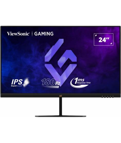 Viewsonic Monitor 24" VX2479-HD-PRO LED IPS FullHD - 180Hz - Respuesta 1ms - 16:9 - 2 HDMI - DisplayPort - HDR10 - Color Negro