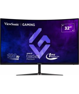 Viewsonic Monitor 32" VX3218C-2K QHD - 165hz - Respuesta 1ms - 1500R Curve Monitor - 16:9 - 250 nits - 2 HDMI - DisplayPort - Al