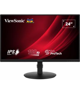 Viewsonic Monitor 23.8" VA2408-HDJ LED IPS FullHD - 100Hz - Respuesta 5ms -16:9 - VGA - HDMI - DisplayPort - Ajustable en Altura