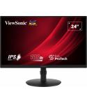 Viewsonic Monitor 23.8" VA2408-HDJ LED IPS FullHD - 100Hz - Respuesta 5ms -16:9 - VGA - HDMI - DisplayPort - Ajustable en Altura