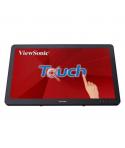 ViewSonic Monitor Tactil LED 24" Full HD - 10 Puntos de Contacto - Altavoces 5W - Angulo de Vision 178º - USB, HDMI, DP y VGA - 