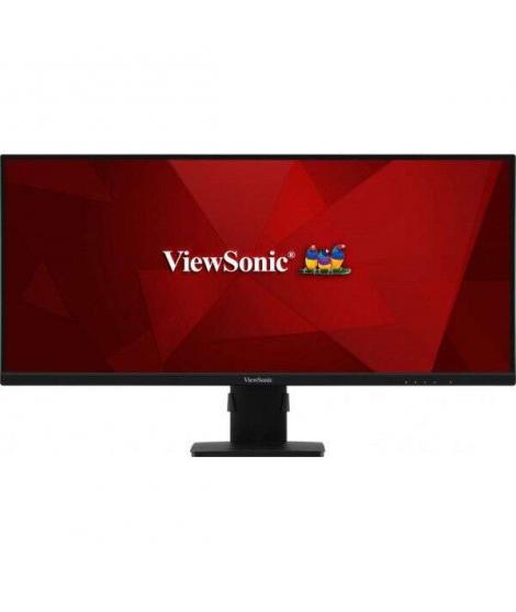 ViewSonic Monitor LED 34" IPS WQHD - Respuesta 4ms - Altavoces 6W - 21:9 - HDMI, DP y 3.5mm - Angulo de Vision 178º - VESA 100x1