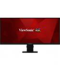 ViewSonic Monitor LED 34" IPS WQHD - Respuesta 4ms - Altavoces 6W - 21:9 - HDMI, DP y 3.5mm - Angulo de Vision 178º - VESA 100x1