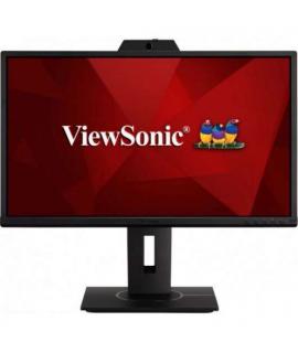 ViewSonic Monitor LED IPS 23.8" Full HD 1080p - Webcam, Microfono y Altavoces - Respuesta 5ms - Ergonomico - Angulo de Vision 17