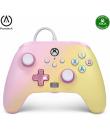 PowerA Mando con Cable Enhanced para Xbox Series X|S - Pink Lemonade