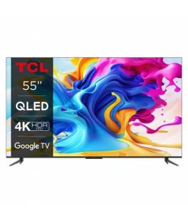 TCL C649 Televisor Smart TV 55" QLED UltraHD 4K HDR10+ - WiFi, HDMI 2.1, USB 2.0, Ethernet, Bluetooth - DTS, Dolby Atmos - VESA 