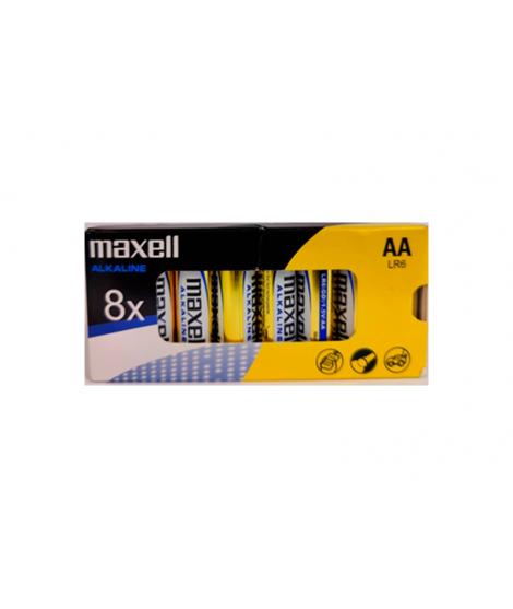 Maxell Pack de 8 Pilas Alcalinas LR06 AA 1.5V