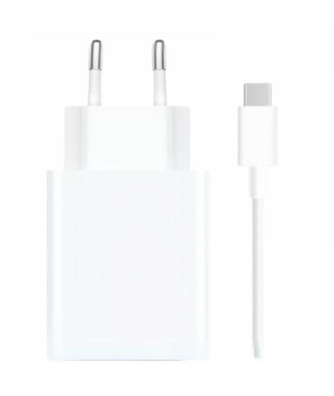 Xiaomi 120W HyperCharge Combo Cargador de Pared para Smartphone USB-A 120W + Cable - Identificacion Inteligente de Dispositivos 