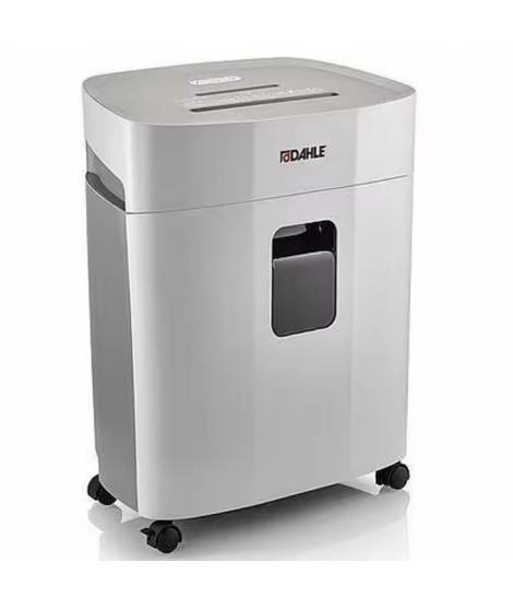 Dahle PaperSAFE 240 Destructora de Papel Manual 25L con Ruedas - Destruye hasta 10 Hojas - Corte en Particulas - Apta para Papel