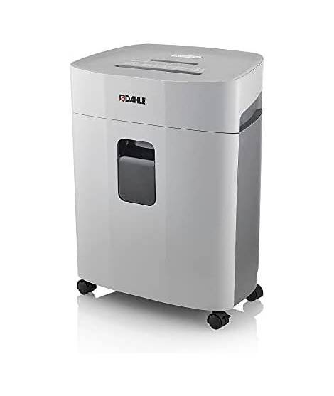 Dahle PaperSAFE 420 Destructora de Papel Manual 25L con Ruedas - Destruye hasta 10 Hojas - Corte en Particulas Microcorte - Apta