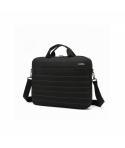 Coolbox BAG15-1n Maletin para Portatil 15.6" - Acolchado Interior - 2 Compartimentos y Bolsillo Exterior - Color Negro