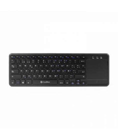 Coolbox CoolTouch Teclado Inalambrico - Conexion Bluetooth - Diseño Ergonomico - Bateria de Larga Duracion - Teclas Silenciosas 