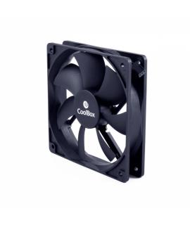 Coolbox Ventilador Auxiliar 90MM - Conexion 3-Pin - Velocidad 1600RPM - Color Negro