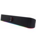 DeepGaming Barra de Sonido 6W - Jack 3.5mm - Bluetooth 5.0 - Cable de 1.0m - Iluminación RGB - Color Negro