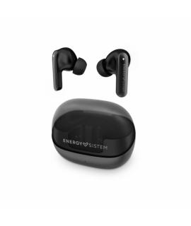 Energy Sistem Auriculares ANC -30dB - Quad Mic - Bluetooth 5.4 - 25h Autonomia - IPX4 - Plastico Reciclado - Color Negro